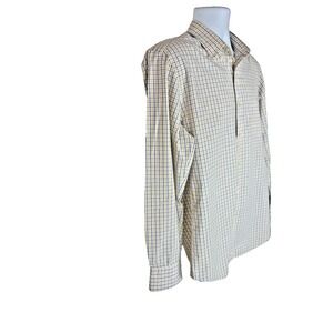 J.CREW Shirtings Size M Long‎ Sleeve Button Up Tailored Fit Washed Casual
